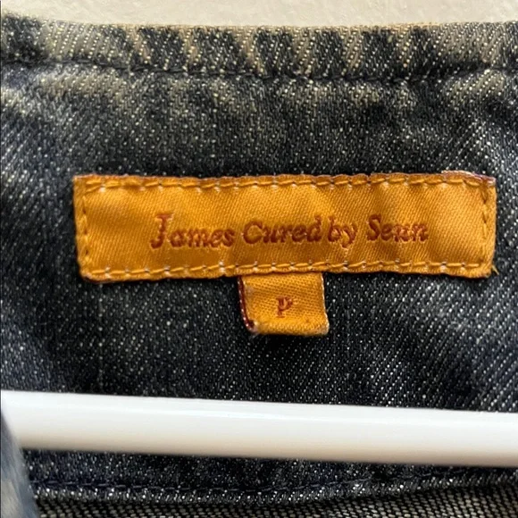 James Cured By Seun Petite Denim Womens Jacket - Picture 2 of 6